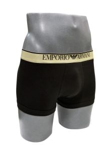 Boxer Emporio Armani en algodón en negro con dorado