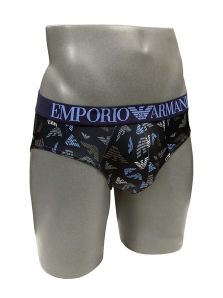 Slip Emporio Armani de Microfibra en azul aguamarina