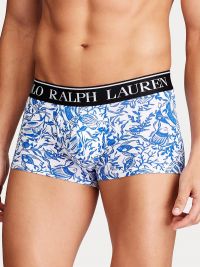 Boxer Polo Ralph Lauren fondo marino en blanco