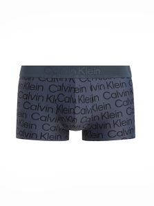 Boxer Calvin Klein en microfibra mod. Black Mesh Logo Ink