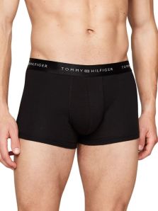 Caja con tes calzoncillos boxers de Tommy Hilfiger en negro