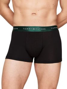 Caja con tes calzoncillos boxers de Tommy Hilfiger en negro