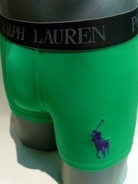 Boxer Cotton Pouch Trunk verde